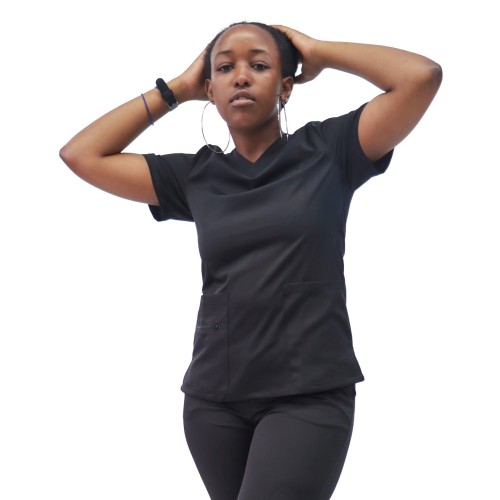 Women's Scrub Sets Affordable | V-neck Short Sleeve Hospital Scrub Sets Slim Fit Tops&Jogger Pants | Scrub Sets Wholesale