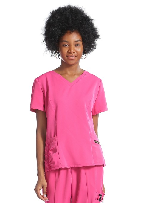 Custom Scrub Nurse Uniforms For Women | Solid Scrub Uniforms For Nurses | Custom Stylish Scrub Uniforms Wholesale