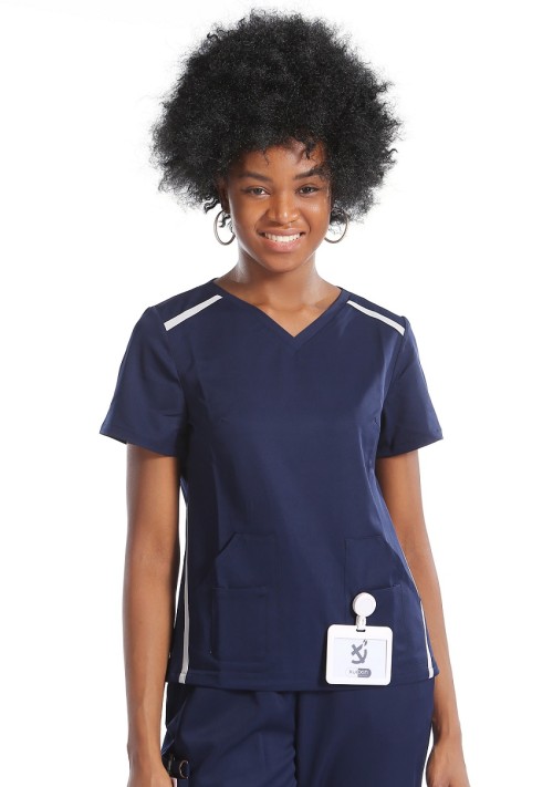 Unisex Scrub Uniforms For Nurses  | V-neck Short Sleeve Scrub Uniforms Tops | Quick Dry Scrub Uniforms Sets Wholesale