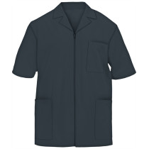 Scrub Jackets For Men | 3-Pocket Zip Front Short Sleeve Scrub Jacket Cotton | Wholesale Scrub Jackets Supplier
