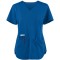 Scrub Tops For Women | 3-Pocket Rib Side Mock Wrap Scrub Tops Stretch | Wholesale Scrub Tops With Logo Discount