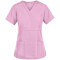 Women's Scrub Tops Custom | 2-Pocket Empire Mock Wrap Cotton Scrub Tops Stretch | Wholesale Medical Scrub Tops Cheap