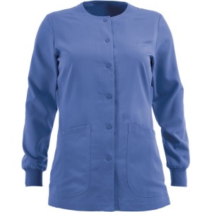 Scrub Jackets For Women | 4-Pocket Round Neck Warm-Up Modern Fit Scrub Jackets | Wholesale Scrub Jackets Manufacturer