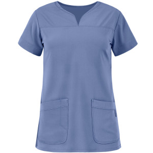 Scrub Tops For Women Stylish | 2-Pocket Modern Fit Scrub Tops Cotton | Wholesale Scrub Tops With Logo Affordable Supplier