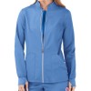 Scrub Jackets For Women | 2-Pocket Zip Front Scrub Jackets Modern Fit Custom | Wholesale Scrub Jackets Manufacturer
