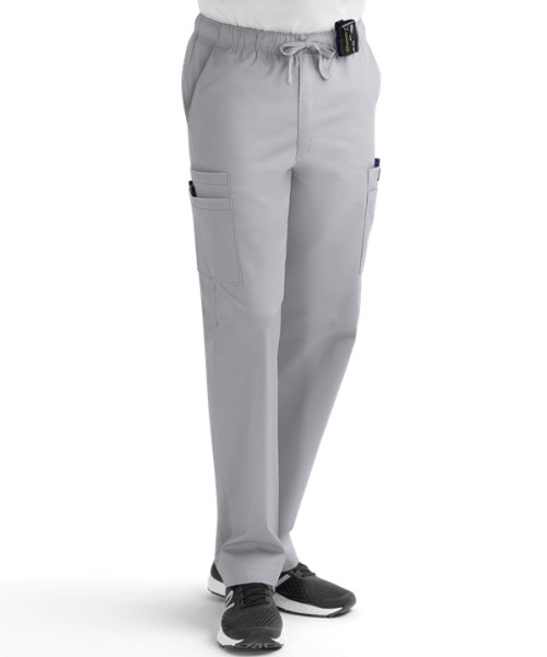 Men's Cargo Scrub Pants | 7-Pocket Drawstring Cargo Scrub Pants With Elastic Waist | Custom Scrub Pants Quality Wholesale