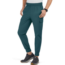 Mens Classic Jogger Scrub Pants | 7-Pocket Cargo Jogger Scrub Pants With Elastic Waist | Medical Scrub Pants Wholesale