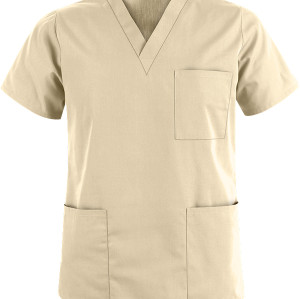 Unisex Scrub Tops Nursing | 3-Pocket V-Neck Scrub Tops Cotton | Wholesale Discount Scrub Tops Manufacturer