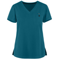 Scrub tops for women Stylish | 1-Pocket V-Neck Scrub Tops | Wholesale Scrub Tops With Logo Manufacturer