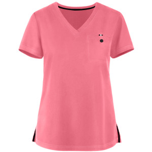 Scrub tops for women Stylish | 1-Pocket V-Neck Scrub Tops | Wholesale Scrub Tops With Logo Manufacturer