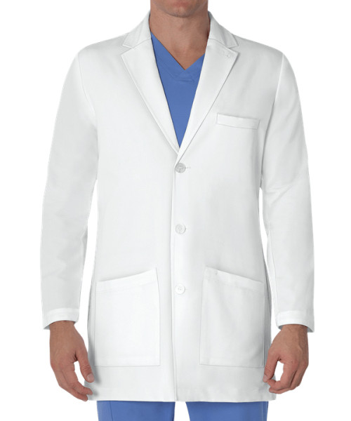 Lab Coats For Men | 3-Pocket White Long Sleeve Button Scrub Lab Coats | Custom Lab Coats With Logo Wholesale Manufacturer
