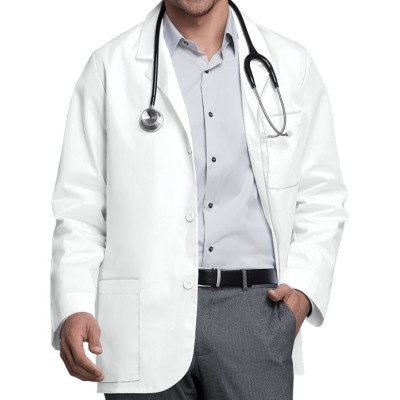 Lab Coats For Men | Long Sleeve Short Button Doctor Lab Coats | Custom Lab Coats With Logo Wholesale Supplier