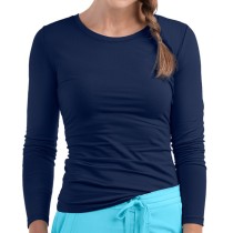 Women's Under Scrub T Shirts | Crew Neck Long Sleeve Scrub Tee Quality | Wholesale Nursing Scrub Undershirt Manufacturer