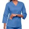 Scrub Tops For Women | 3-Pocket 3/4th Sleeve Side Zip Scrub Tops | Wholesale Medical Scrub Tops Manufacturer