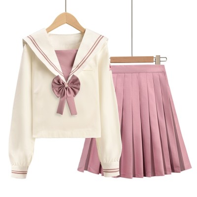 School Uniforms For Girls | Long Sleeve Shirts&Pleated Skirts Uniforms | Custom School Uniforms Wholesale Distributor