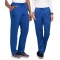 Cargo Scrub Pants Drawstring | Unisex 6-Pocket Pull-On Scrub Pants Elastic Waist | Wholesale Stretchy Drawstring Scrub Pants