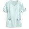 Scrub Tops For Women Stylish | 2-Pocket Short Sleeve Sweetheart Neckline Scrub Tops | Medical Scrub Tops Wholesale