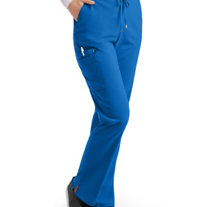 Scrub Pants For Women Stylish | 3-Pocket Flat Front Scrub Pants Drawstring | Wholesale Medical Scrub Pants Manufacturer