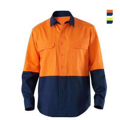 Work Shirts Button Up | Long Sleeve Quality Work Shirts With Logo | Industrial Work Shirts Wholesale Manufacturer