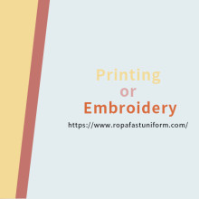 Printing or embroidery