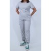 Women's Stretch Scrubs Set | 4 Way Stretch Scrub Tops&Jogger Pants Custom With Logo | Uniform Scrubs Wholesale Supplier