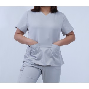 Women's Stretch Scrubs Set | 4 Way Stretch Scrub Tops&Jogger Pants Custom With Logo | Uniform Scrubs Wholesale Supplier