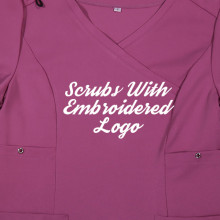 Custom Scrubs With Embroidered Logo At ROPAFAST