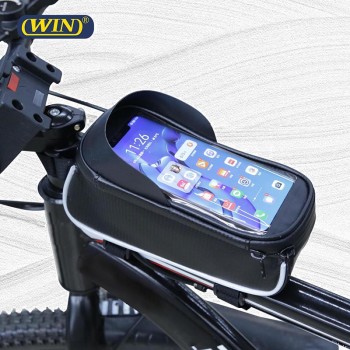 Custom Logo Waterproof Transparent Touch Screen Bicycle Phone Bag