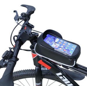 Custom Logo Waterproof Transparent Touch Screen Bicycle Phone Bag