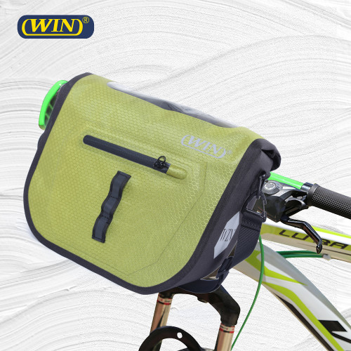 Outdoor 600D PVC Free Welded Bike Handlebar Bag For Cycling