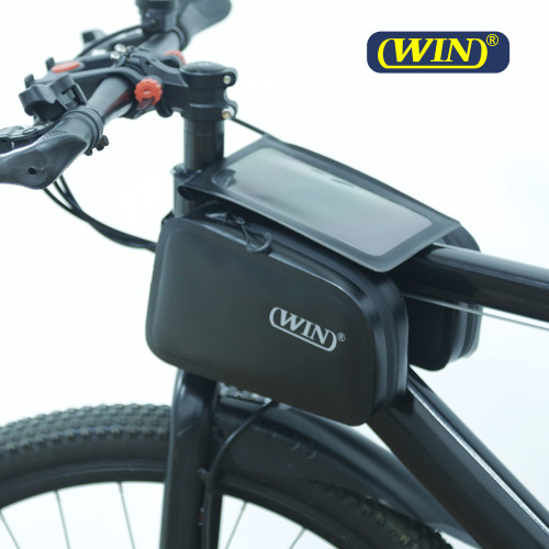 Waterproof Bicycle Top Tube Bag Cycling Phone Holder Bag
