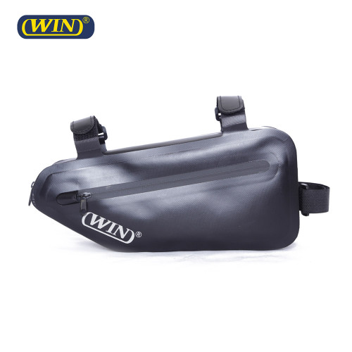 Custom Logo Polyester Waterproof Bicycle Frame Bag For Cycling