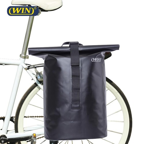 Outdoor PVC Free Seamless Waterproof Bicycle Pannier Bag For Travel