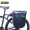 Outdoor RPET 600D PVC Free Reflective Logo Print Bag Bicycle Pannier Bag