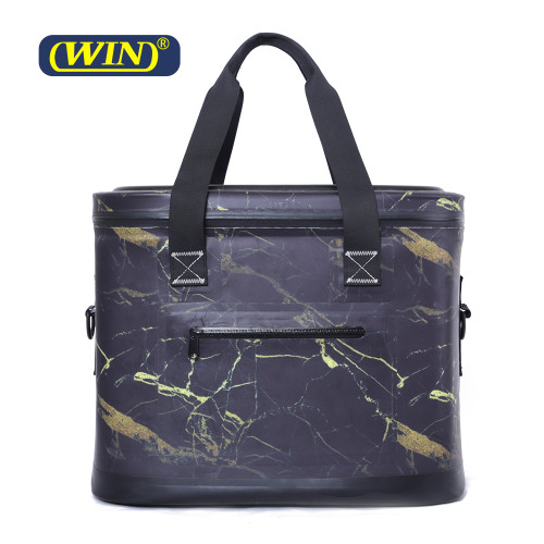 High Quality RPET 900D TPU Welded Waterproof Cooler Tote Bag For Drink