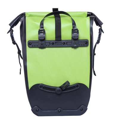 600D PVC Free Reflective Bike Side Bag Waterproof Pannier Bag