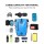 Multi-color Option Waterproof Zipper reflective Pannier Bag For Bike