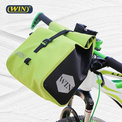 Large Capacity Custom Logo Printed Water-resistant Bicycle Handlebar Bag