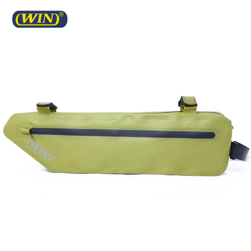 100% Waterproof Light Weight Reflective Logo Front Frame Bags For Bicycle