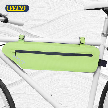 New Arrival Triangle Polyester Waterproof Zipper Bicycle Top Frame Bag
