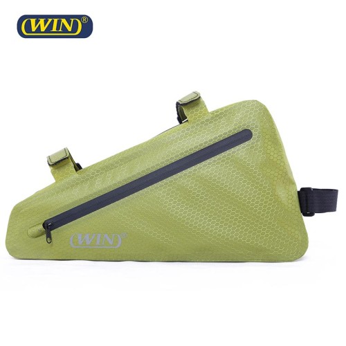 Outdoor Travel RPET 600D PVC Free Waterproof Bicycle Front Frame Bag