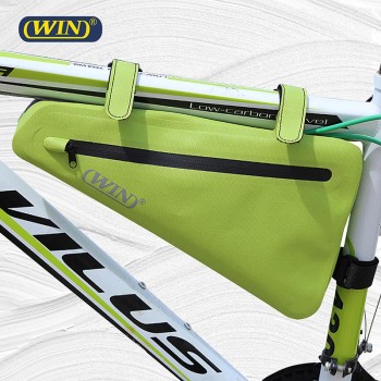 PVC Free Water Resistant Reflective Logo Bicycle Front Frame Bag
