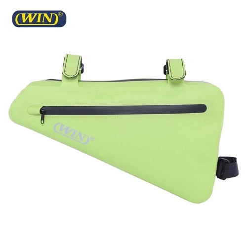 PVC Free Water Resistant Reflective Logo Bicycle Front Frame Bag