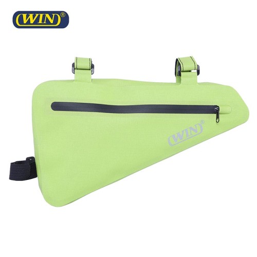 PVC Free Water Resistant Reflective Logo Bicycle Front Frame Bag