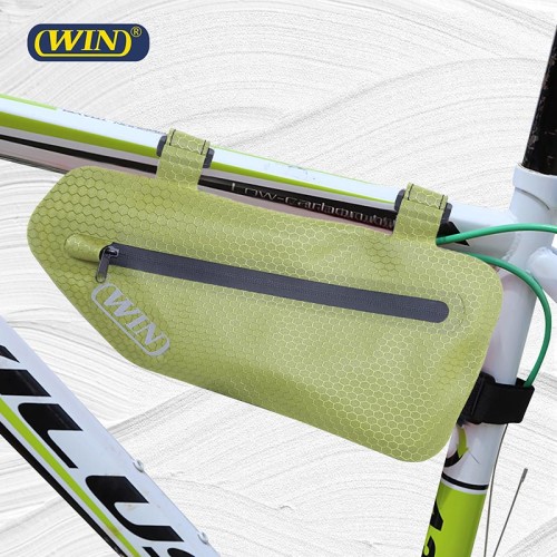 600D PVC Free Welded Waterproof Frame Bicycle Bag