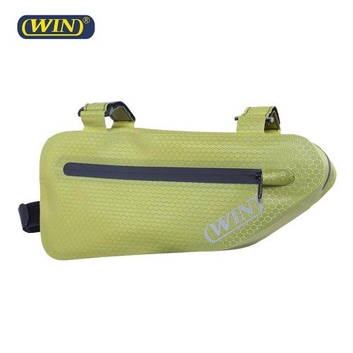 600D PVC Free Welded Waterproof Frame Bicycle Bag