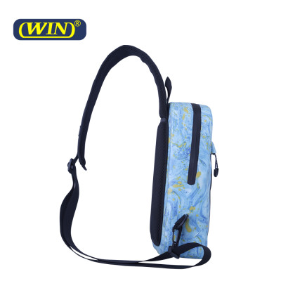 Sport Light Weight RPET 900D TPU Fabric Crossbody Chest Bag Sling Bag