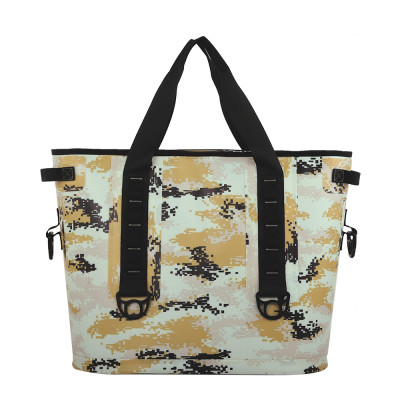 Custom camouflage printing Insulated Waterproof Soft Cooler Tote Bag Wholesale