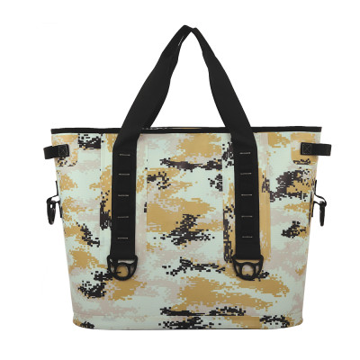 Custom camouflage printing Insulated Waterproof Soft Cooler Tote Bag Wholesale