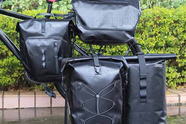 Bicycle panniers and backpacks with large capacity and waterproof